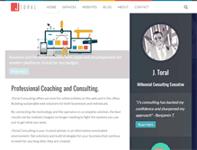 Tablet Screenshot of jtoral.com